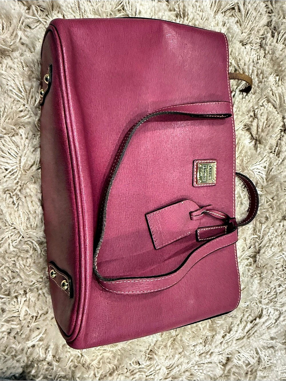 Dooney & Bourke Saffiano Small Lexington Shopper Tote Pink Tote